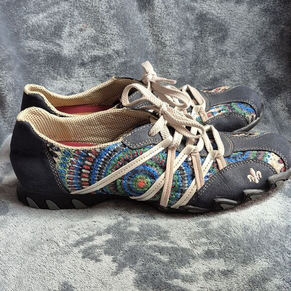 Rieker AntiStress Estelle Navy Colibri Muschel Silver Size 39 Sneaker - Picture 4 of 9